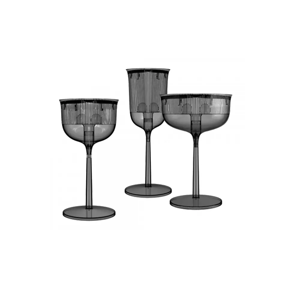 Qeeboo - Goblets Table Lamp Medium - Smoke - Qeeboo Lamp by Stefano Giovannoni - Lighting - Home - Avvenice