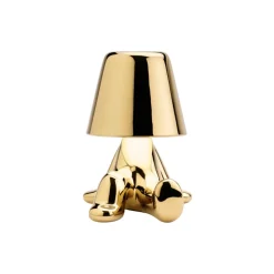 Qeeboo - Golden Brothers Bob - Gold - Qeeboo Chandelier by Stefano Giovannoni - Lighting - Home - Avvenice