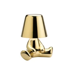 Qeeboo - Golden Brothers Joe - Gold - Qeeboo Chandelier by Stefano Giovannoni - Lighting - Home - Avvenice