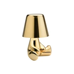 Qeeboo - Golden Brothers Joe - Gold - Qeeboo Chandelier by Stefano Giovannoni - Lighting - Home - Avvenice