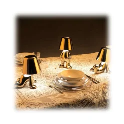 Qeeboo - Golden Brothers Joe - Gold - Qeeboo Chandelier by Stefano Giovannoni - Lighting - Home - Avvenice