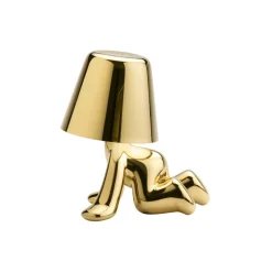 Qeeboo - Golden Brothers Ron - Gold - Qeeboo Chandelier by Stefano Giovannoni - Lighting - Home - Avvenice