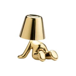 Qeeboo - Golden Brothers Ron - Gold - Qeeboo Chandelier by Stefano Giovannoni - Lighting - Home - Avvenice