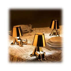 Qeeboo - Golden Brothers Tom - Gold - Qeeboo Chandelier by Stefano Giovannoni - Lighting - Home - Avvenice