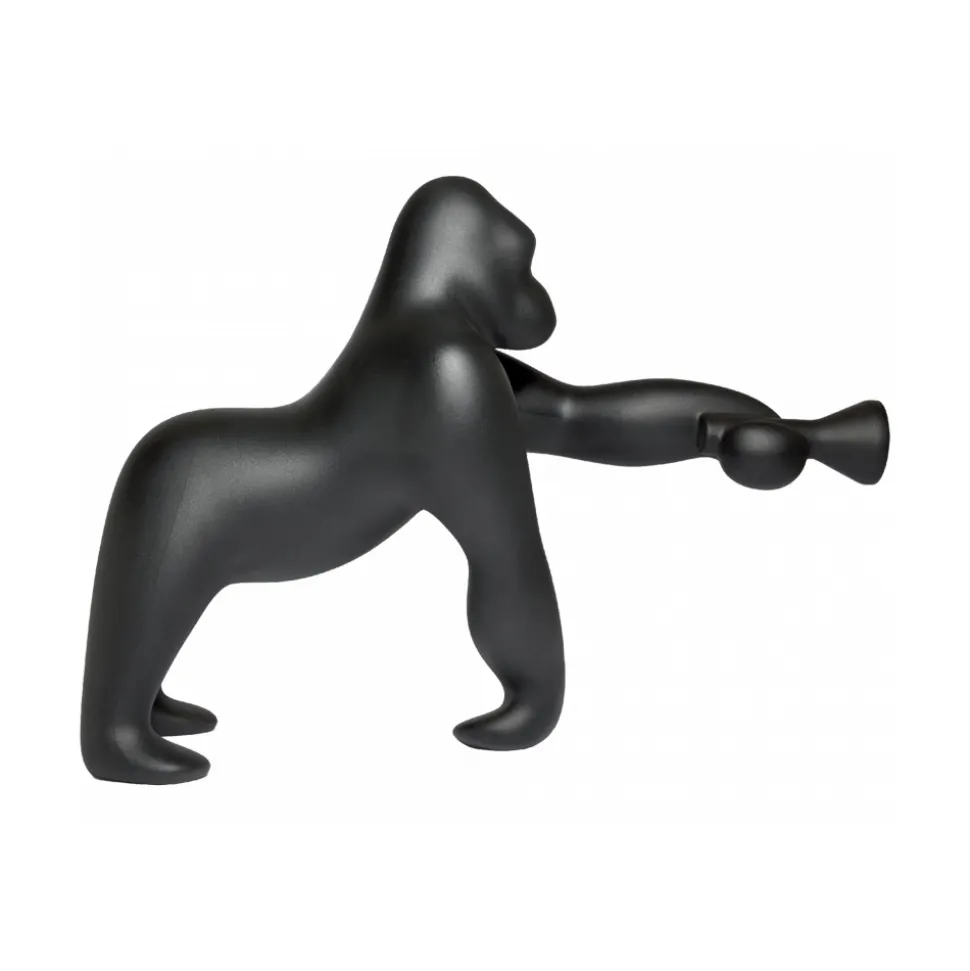 Qeeboo - Kong - Black - Qeeboo Free Standing Lamp by Stefano Giovannoni - Lighting - Home - Avvenice