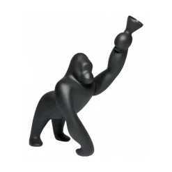 Qeeboo - Kong - Black - Qeeboo Free Standing Lamp by Stefano Giovannoni - Lighting - Home - Avvenice