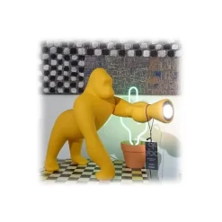 Qeeboo - Kong XS - Yellow - Qeeboo Free Standing Lamp by Stefano Giovannoni - Lighting - Home - Avvenice