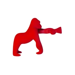 Qeeboo - Kong XS Velvet Finish - Red - Qeeboo Free Standing Lamp by Stefano Giovannoni - Lighting - Home - Avvenice