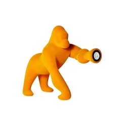 Qeeboo - Kong XS Velvet Finish - Dark Gold - Qeeboo Free Standing Lamp by Stefano Giovannoni - Lighting - Home - Avvenice