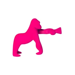 Qeeboo - Kong XS Velvet Finish - Fuchsia - Qeeboo Free Standing Lamp by Stefano Giovannoni - Lighting - Home - Avvenice