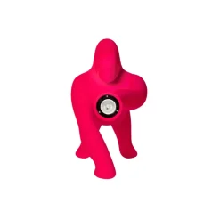 Qeeboo - Kong XS Velvet Finish - Fuchsia - Qeeboo Free Standing Lamp by Stefano Giovannoni - Lighting - Home - Avvenice