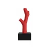 Qeeboo - Korall Vase - Black Red - Qeeboo Vase by Andrea Branzi - Furnishing - Home - Avvenice