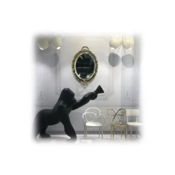 Qeeboo - Loop Chair Without Cushion Set of 2 Pieces - Black - Qeeboo Chair by Front - Furnishing - Home - Avvenice