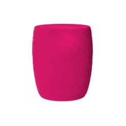 Qeeboo - Mexico Stool and Sidetable Velvet Finish - Fuxia - Qeeboo Chair by Studio Job - Furniture - Home - Avvenice