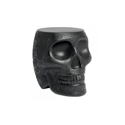 Qeeboo - Mexico Stool and Sidetable - Black - Qeeboo Chair by Studio Job - Furniture - Home - Avvenice