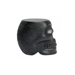 Qeeboo - Mexico Stool and Sidetable - Black - Qeeboo Chair by Studio Job - Furniture - Home - Avvenice