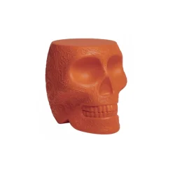 Qeeboo - Mexico Stool and Sidetable - Terracotta - Qeeboo Chair by Studio Job - Furniture - Home - Avvenice