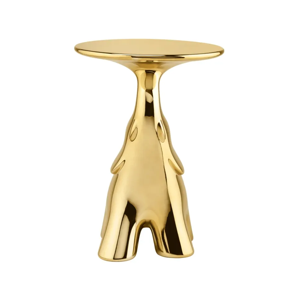 Qeeboo - Pako Gold - Gold - Qeeboo Side Table by Stefano Giovannoni - Furnishing - Home - Avvenice