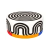 Qeeboo - Pouf Oggian Spyral White L - Qeeboo Pouf by Marco Oggian - Furnishing - Home - Avvenice