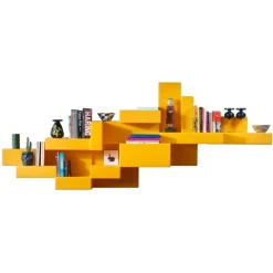 Qeeboo - Primitive Bookshelf - Yellow - Qeeboo Bookshelf by Studio Nucleo - Furnishing - Home - Avvenice
