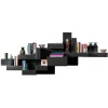 Qeeboo - Primitive Bookshelf - Black - Qeeboo Bookshelf by Studio Nucleo - Furnishing - Home - Avvenice