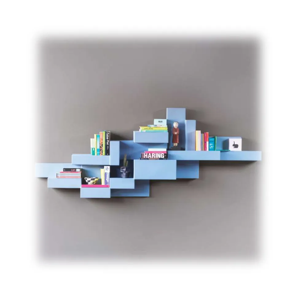 Qeeboo - Primitive Bookshelf - Grey - Qeeboo Bookshelf by Studio Nucleo - Furnishing - Home - Avvenice