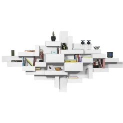Qeeboo - Primitive Bookshelf - White - Qeeboo Bookshelf by Studio Nucleo - Furnishing - Home - Avvenice