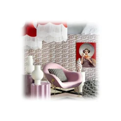 Qeeboo - Pupa Armchair Brass Base Indoor - Pink - Qeeboo Chair by Andrea Branzi - Furnishing - Home - Avvenice