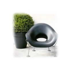 Qeeboo - Pupa Armchair Powder Coat Outdoor - Green Balsam - Qeeboo Chair by Andrea Branzi - Furnishing - Home - Avvenice
