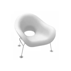 Qeeboo - Pupa Armchair Powder Coat Outdoor - White - Qeeboo Chair by Andrea Branzi - Furnishing - Home - Avvenice