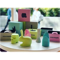 Qeeboo - Rabbit - Light Blue - High Capacity Portable Power Bank USB Charger - qeeboo Mini - Portable Batteries - 2600 mAh - Avvenice