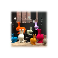 Qeeboo - Rabbit Chair - Black - Qeeboo Chair by Stefano Giovannoni - Furniture - Home - Avvenice