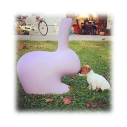 Qeeboo - Rabbit Chair - Bright Orange - Qeeboo Chair by Stefano Giovannoni - Furnishing - Home - Avvenice