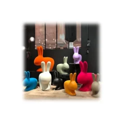 Qeeboo - Rabbit Chair Baby - Light Blue - Qeeboo Chair by Stefano Giovannoni - Furniture - Home - Avvenice