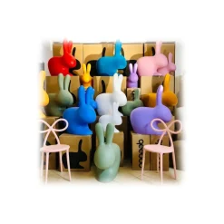 Qeeboo - Rabbit Chair Baby - Light Blue - Qeeboo Chair by Stefano Giovannoni - Furniture - Home - Avvenice