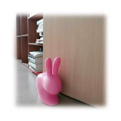 Qeeboo - Rabbit Chair Baby - Bright Orange - Qeeboo Chair by Stefano Giovannoni - Furnishing - Home - Avvenice