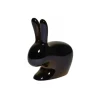 Qeeboo - Rabbit Chair Baby Metal Finish - Black Pearl - Qeeboo Chair by Stefano Giovannoni - Furniture - Home - Avvenice