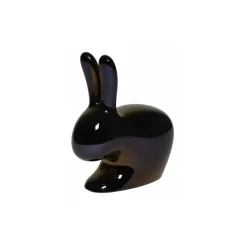 Qeeboo - Rabbit Chair Metal Finish - Black Pearl - Qeeboo Chair by Stefano Giovannoni - Furniture - Home - Avvenice
