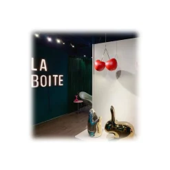 Qeeboo - Rabbit Chair Metal Finish - Black Pearl - Qeeboo Chair by Stefano Giovannoni - Furniture - Home - Avvenice