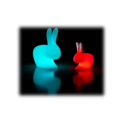Qeeboo - Rabbit Small Rechargeable Lamp - White - Qeeboo Free Standing Lamp by Stefano Giovannoni - Lighting - Home - Avvenice