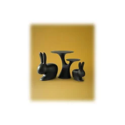 Qeeboo - Rabbit Tree - Black - Qeeboo Table by Stefano Giovannoni - Furniture - Home - Avvenice