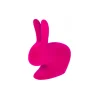 Qeeboo - Rabbit XS Bookend Velvet Finish - Fuxia - Qeeboo by Stefano Giovannoni - Furniture - Home - Avvenice