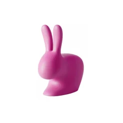 Qeeboo - Rabbit XS Doorstopper - Bright Pink - Qeeboo by Stefano Giovannoni - Furniture - Home - Avvenice