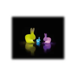 Qeeboo - Rabbit XS Rechargeable Lamp - White - Qeeboo Free Standing Lamp by Stefano Giovannoni - Lighting - Home - Avvenice