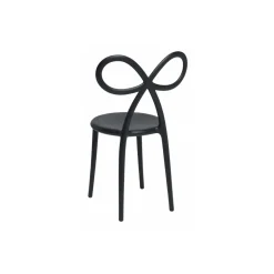 Qeeboo - Ribbon Chair - Black - Qeeboo Chair by Nika Zupanc - Furnishing - Home - Avvenice