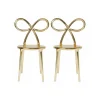 Qeeboo - Ribbon Chair Metal Finish Set of 2 Pieces - Gold - Qeeboo Chair by Nika Zupanc - Furnishing - Home - Avvenice