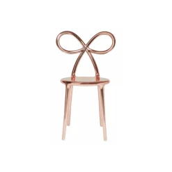 Qeeboo - Ribbon Chair Metal Finish - Rose Gold - Qeeboo Chair by Nika Zupanc - Furnishing - Home - Avvenice