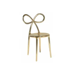 Qeeboo - Ribbon Chair Metal Finish - Gold - Qeeboo Chair by Nika Zupanc - Furnishing - Home - Avvenice