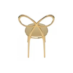 Qeeboo - Ribbon Chair Metal Finish - Gold - Qeeboo Chair by Nika Zupanc - Furnishing - Home - Avvenice
