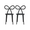 Qeeboo - Ribbon Chair Set of 2 Pieces - Black - Qeeboo Chair by Nika Zupanc - Furnishing - Home - Avvenice